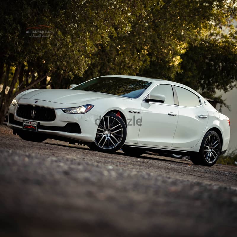 Maserati Ghibli 2014 White  Twin-Turbo V6  Zero Accident  BD 4,900 Neg 2