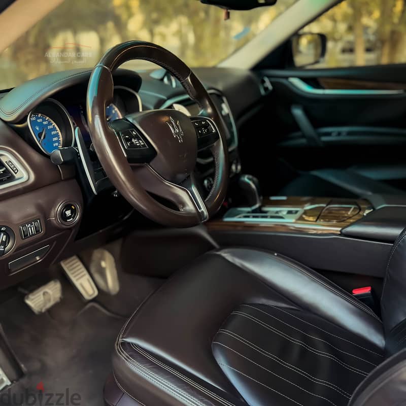 Maserati Ghibli 2014 White  Twin-Turbo V6  Zero Accident  BD 4,900 Neg 5