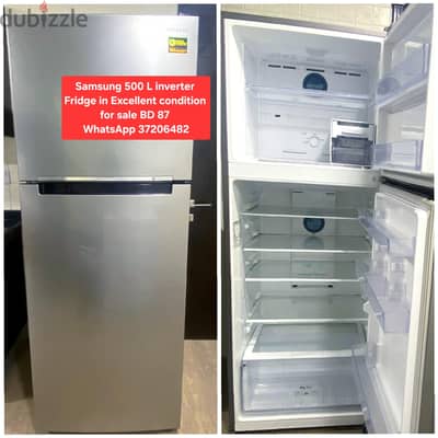 Samsung 500 L inverter Fridge and other items for sale with Delivery