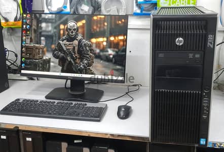 HP Workstation XeonProcessor 128GBRAM 512GB SSD+2TBHD 4GBGraphic 24MON