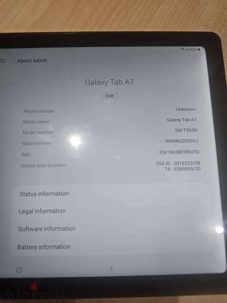 Samsung A7 3Gb 32GB 10.1 inch - 39591018 8