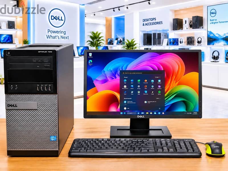 Dell Core I5 Desktop Set 8GB RAM 500GB HDD 19" HD Call/36841488 1