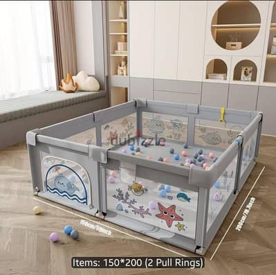 Large Baby Playpen / Safety Activity Center – Almost Brand New