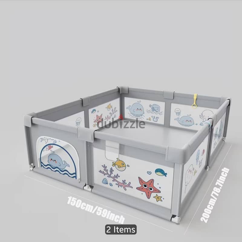 Large Baby Playpen / Safety Activity Center – Almost Brand New 2