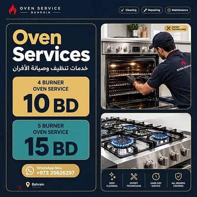 oven sarves and repair good working with fixing