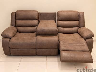 كنب recliner ثلاث مقاعد للبيع – Home Centre