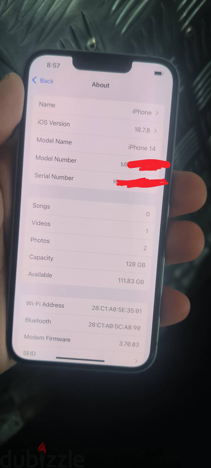 Apple - iPhone 14 storage 128 gb very nice condition 8