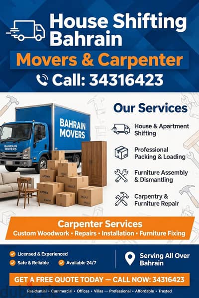 Home villha room sifting Bahrain movers