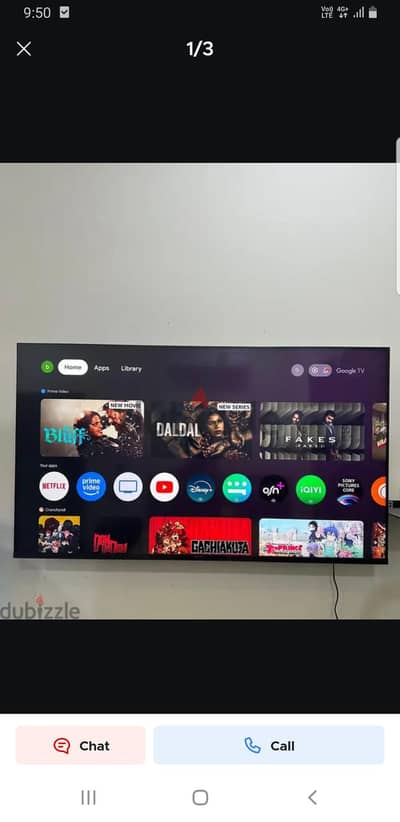 55"4K ANDROID GOOGLE TV 2025 NEW CONDITION