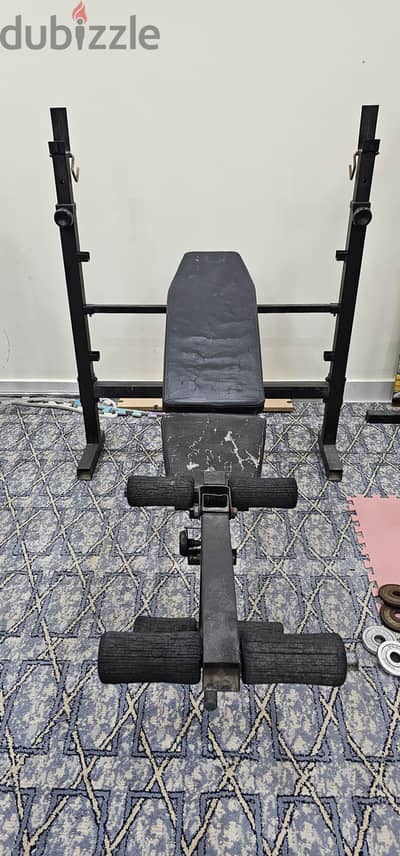 Bench for multi purpose exercise