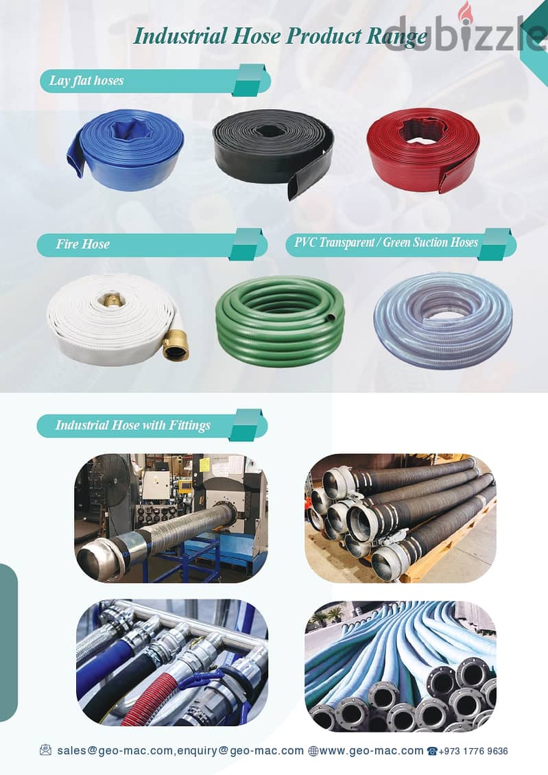 All types of Industrial hoses and fittings 6