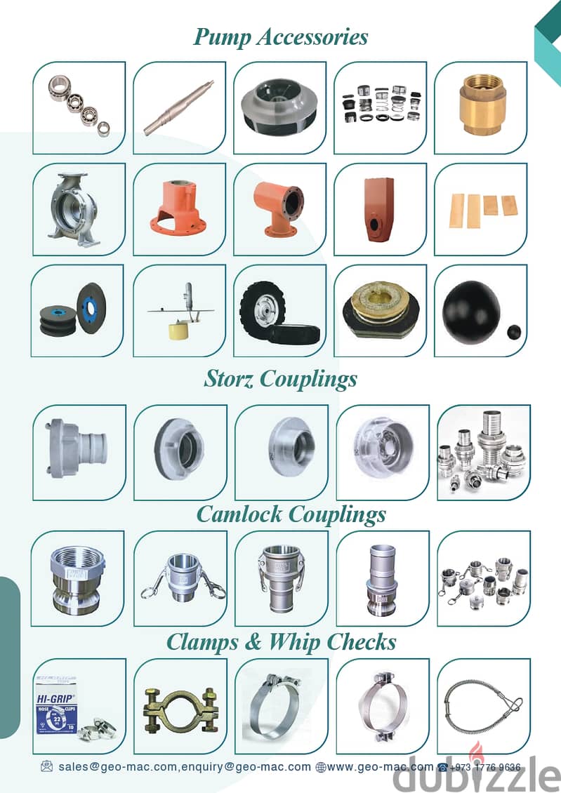 All types of Industrial hoses and fittings 8