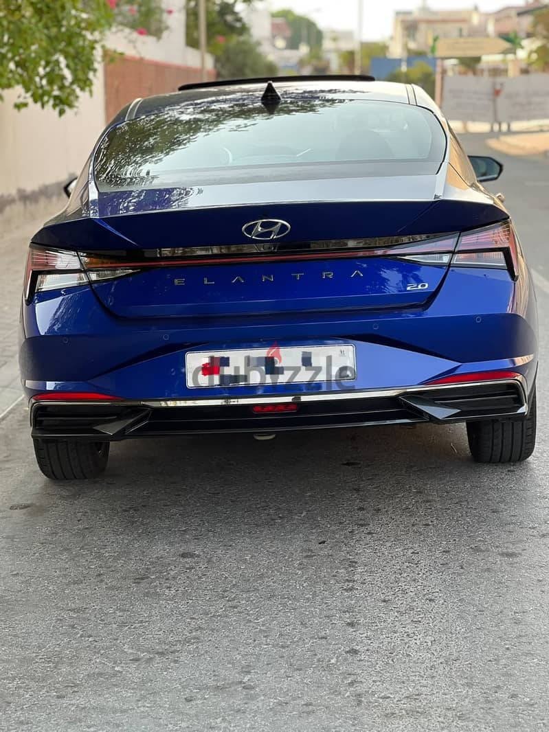 HYUNDAI ELANTRA 2.0 2021 BLUE 3