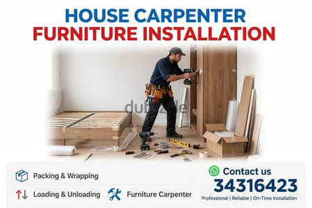 furniture installation and carpenter