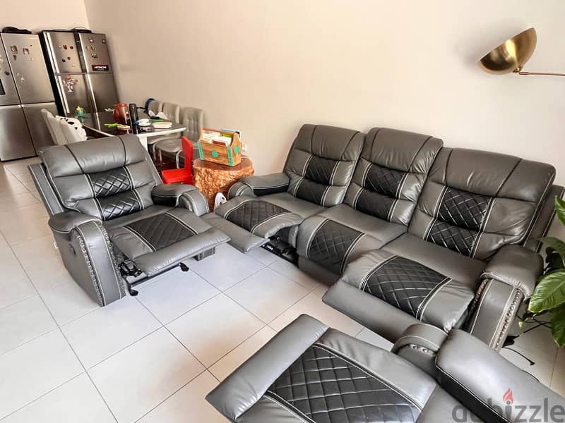 7 SEATER RECLINER SOFA 1