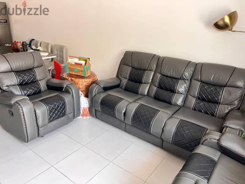 7 SEATER RECLINER SOFA 3
