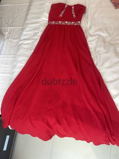 Red elegant drees