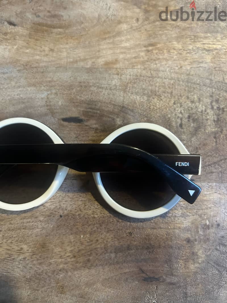 Vintage FENDI FF 0120/S Sunglasses – Havana Cream 1