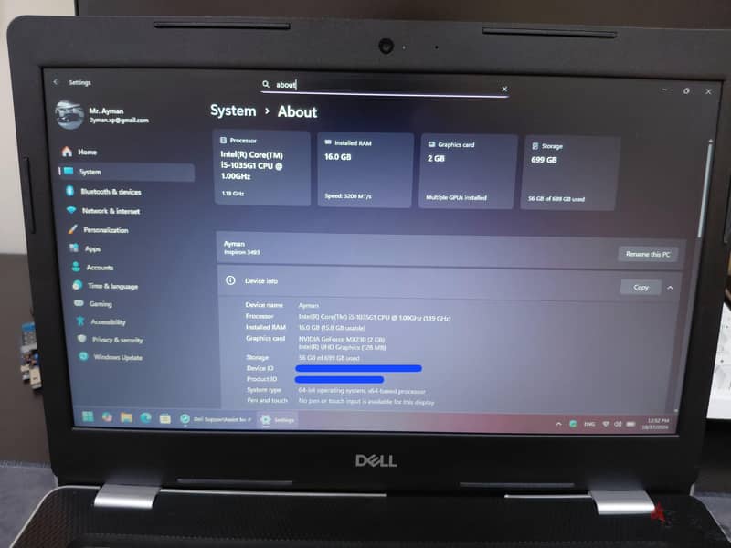 dell inspiron 3493 workstation 1