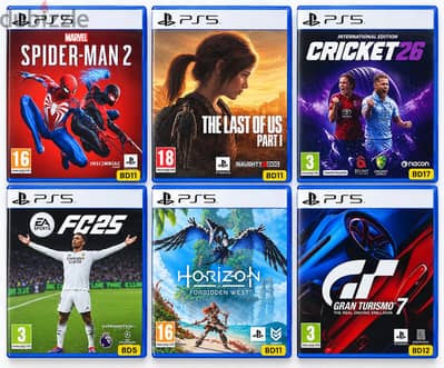 PS5 Games - Great Condition !
