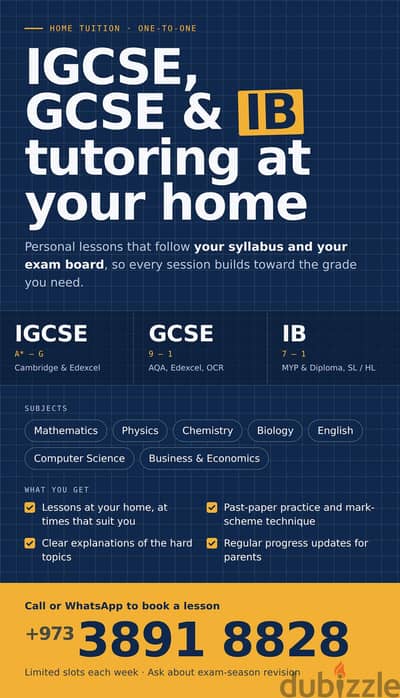 Home Tutor Services Exam Preparation