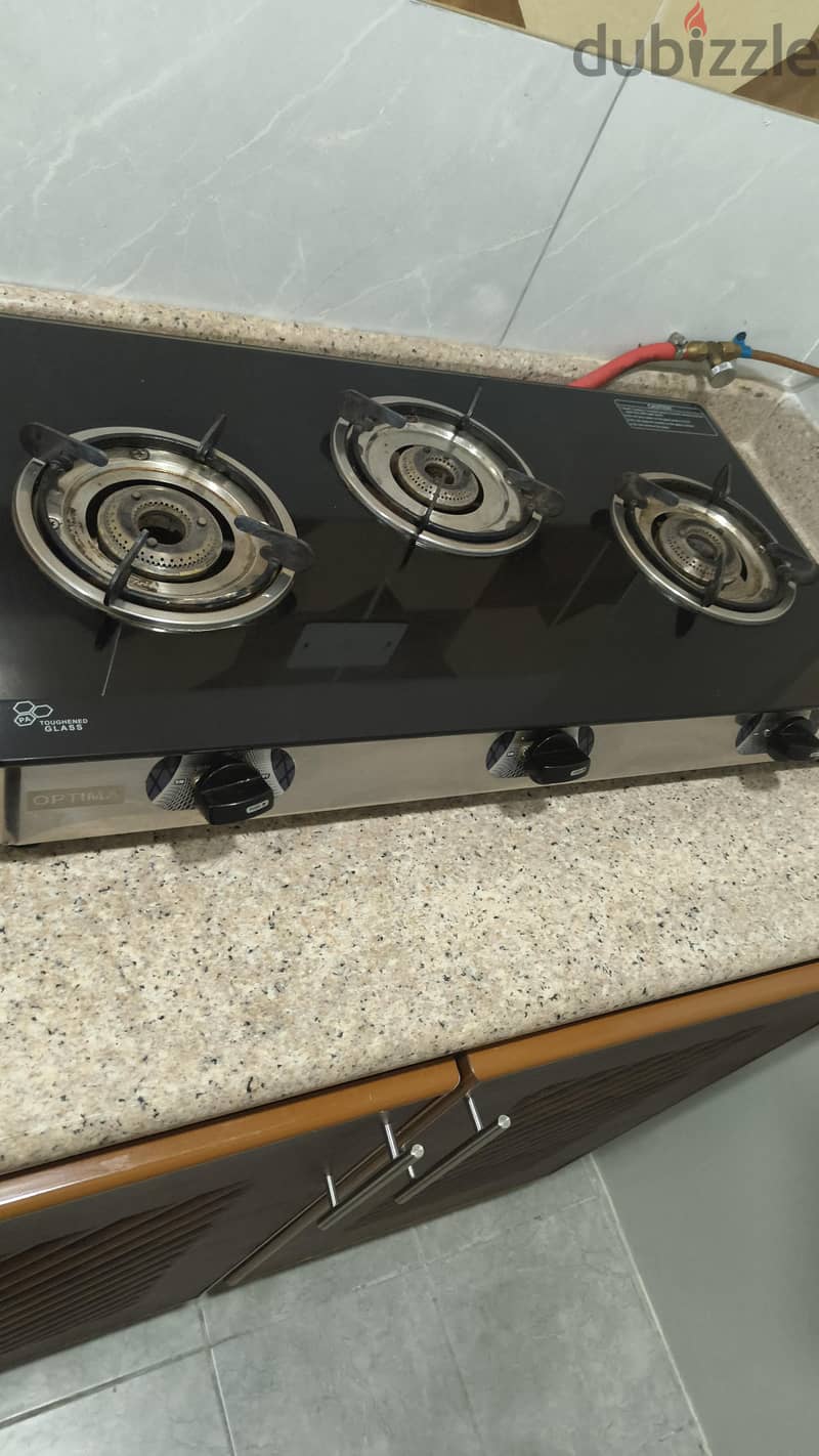 gas stove, gas cylinder+ regulator+cable 2