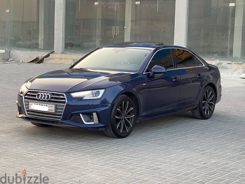 Audi A4 2019 Blue 1