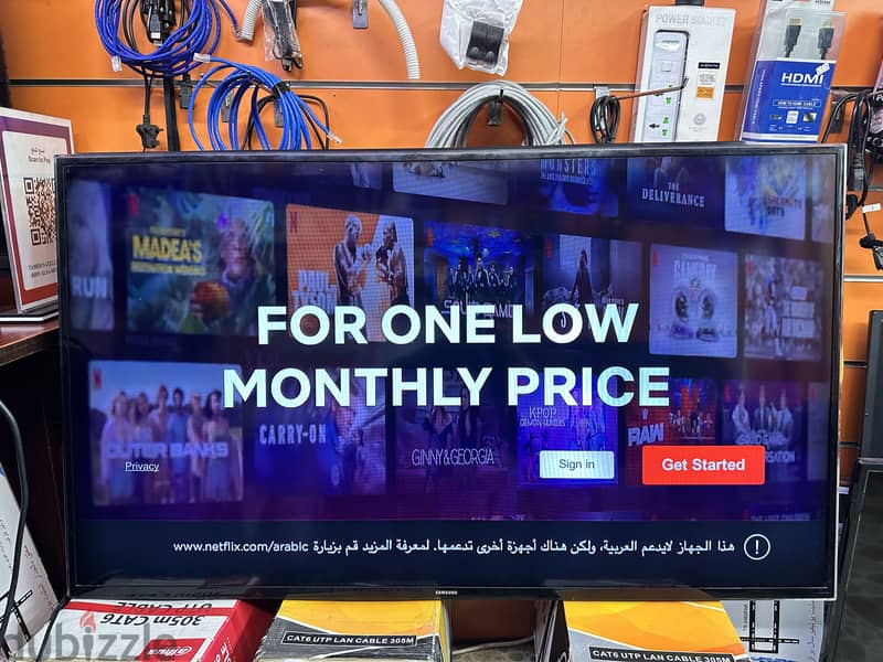 Samsung tv smart 48 inch with rimot 3