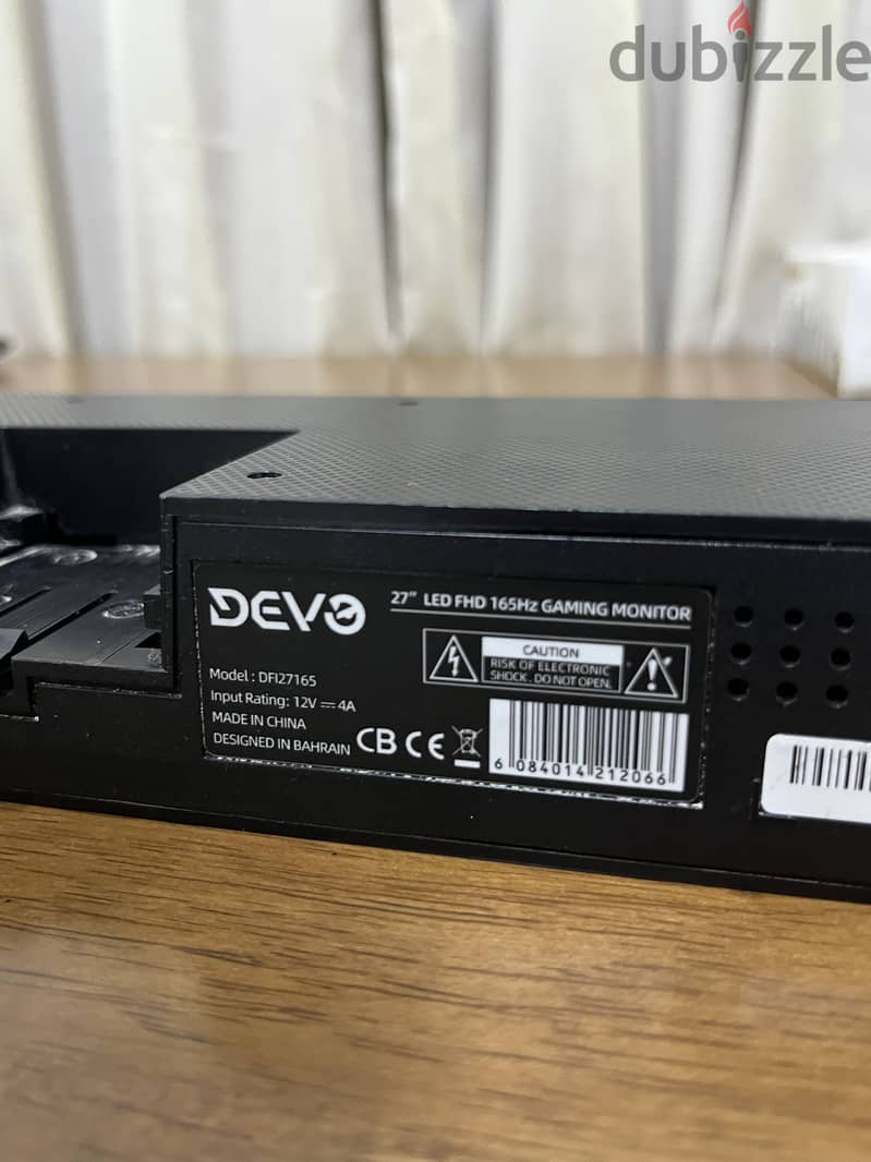 DEVO DFI27165 27" 165Hz Gaming Monitor-(Broken LCD / Scratched Screen) 3
