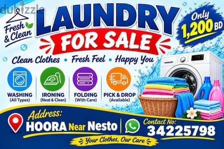 Laundry for sale