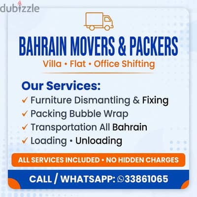 Furniture Movers and Packers company in Bahrain