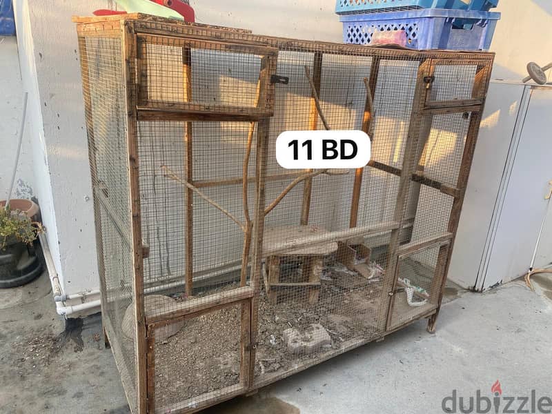 Strong wooden handmade cage for sale . Big size 1
