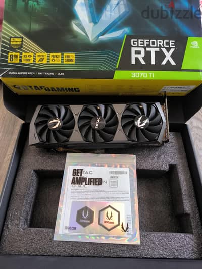 للبيع كرت 3070TI ZOTAC 3FAN