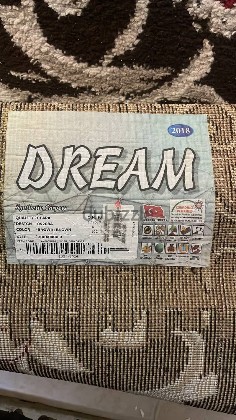 Carpet for sale  300/400 brown color 1