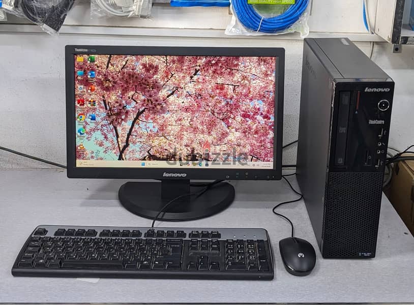 Lenovo Core i7 3.10Ghz 8GB RAM 256GB SSD 19" Monitor OS 11 Pro & Offic 4