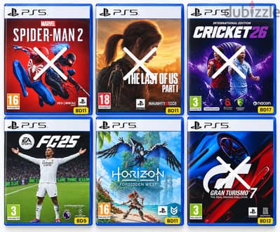 PS5 Games - Great Condition !
