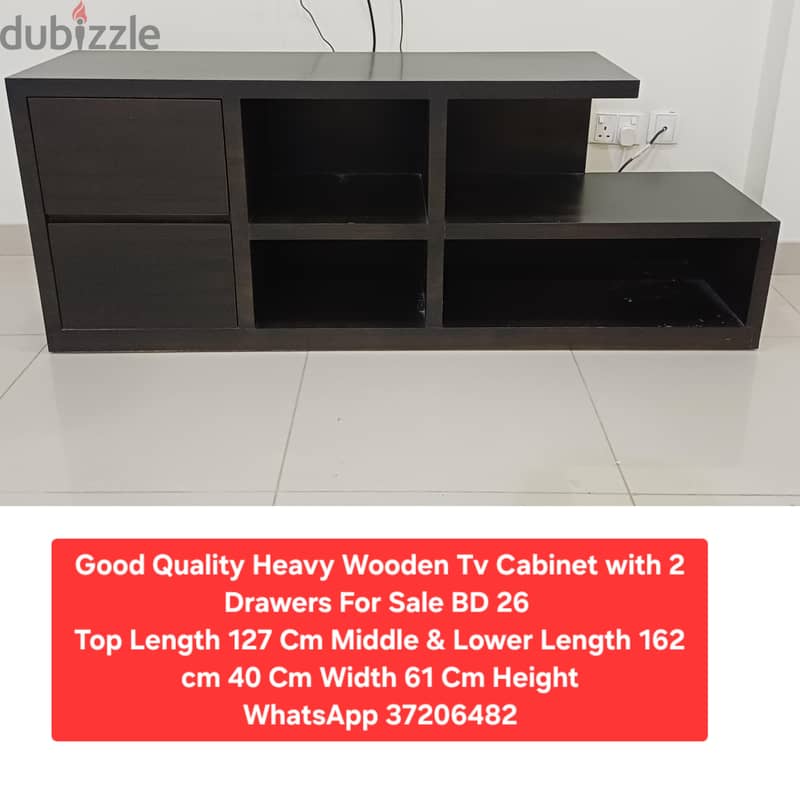 Queen size bed set and other items for sale with Delivery 8