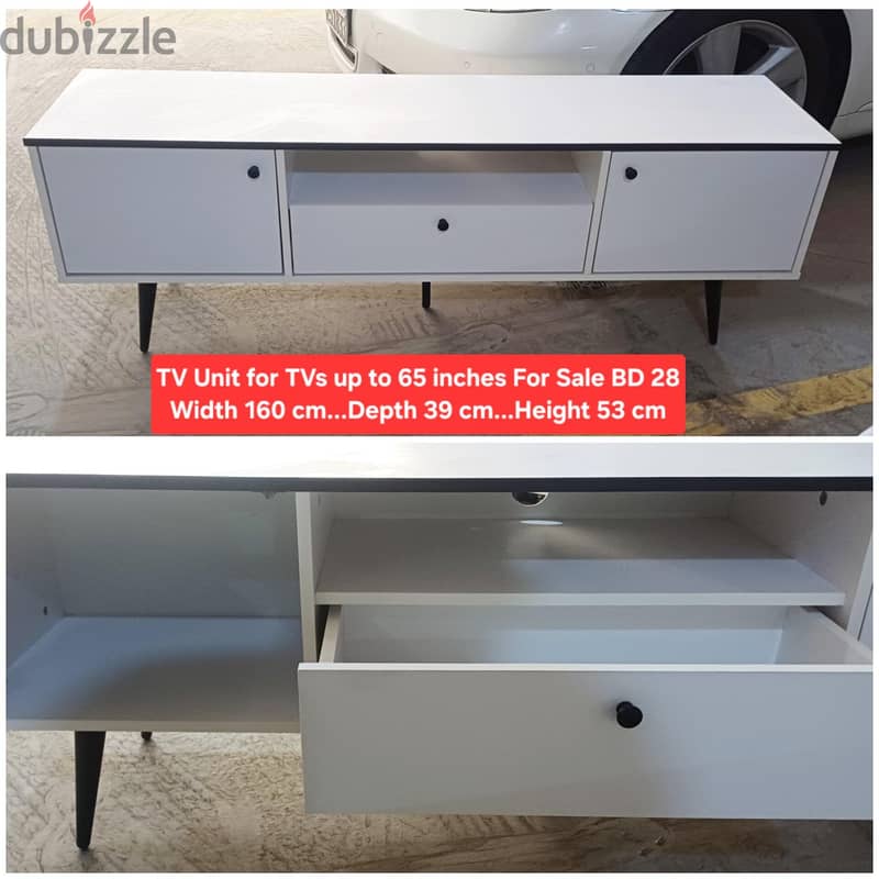 2 Door wardrobe and other items for sale with Delivery 6