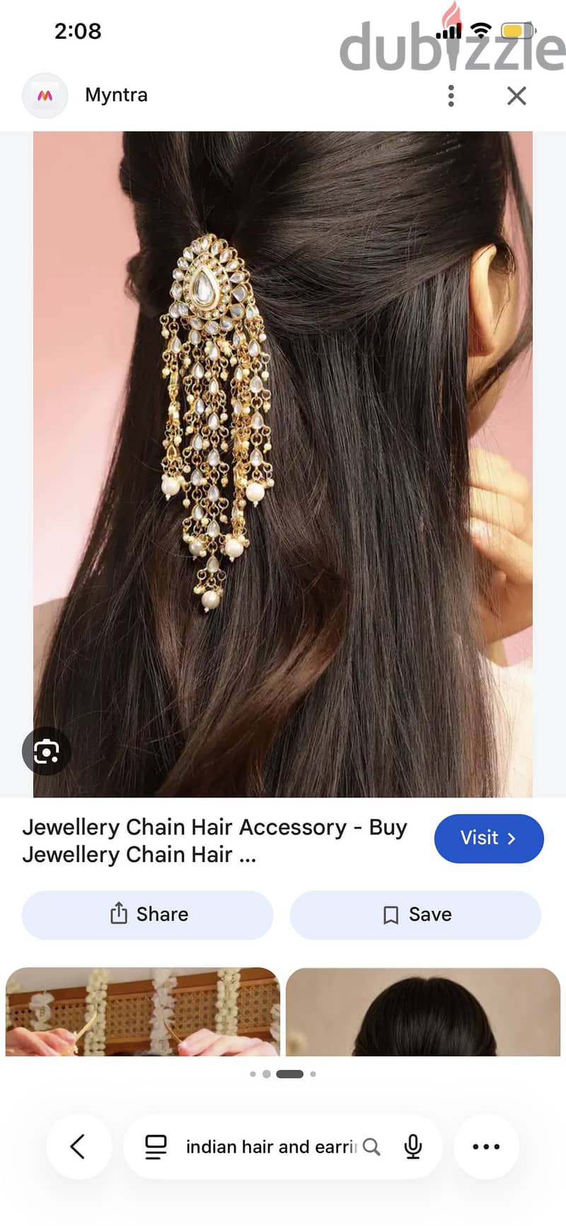 Indian accessory ( silver color ) 3