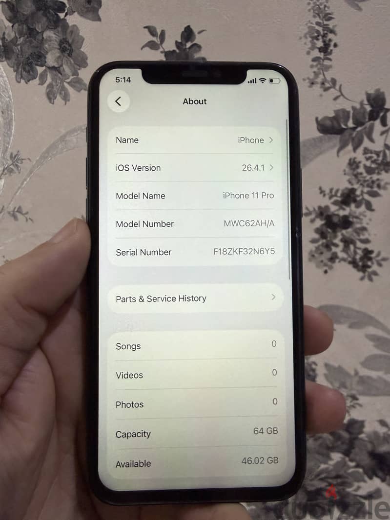 ايفون 11 برو - 64- الشاشة مبدله  السعر50 دينار- 39591018 3