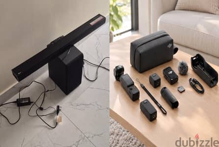 dji osmp pocket 3 - LG sound bar with subwoofer