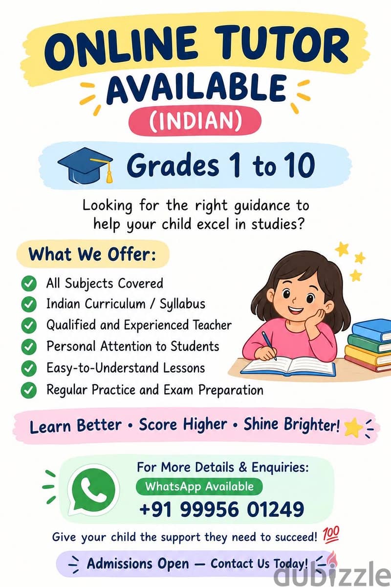 ONLINE TUTOR AVAILABLE INDIAN 1