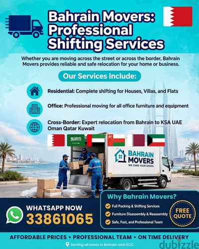 Best Movers and Packers in Bahrain professional in Moving