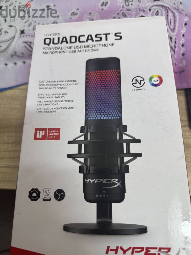 HyperX Quadcast s Microphone 1