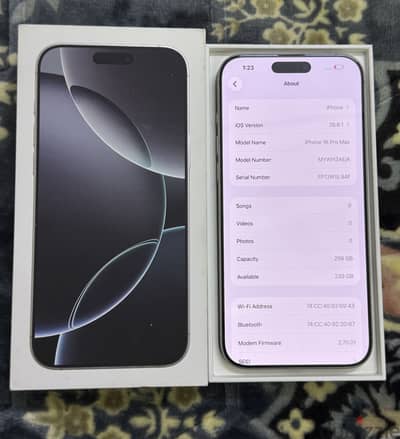 Apple - iPhone 16 Pro Max 256gb