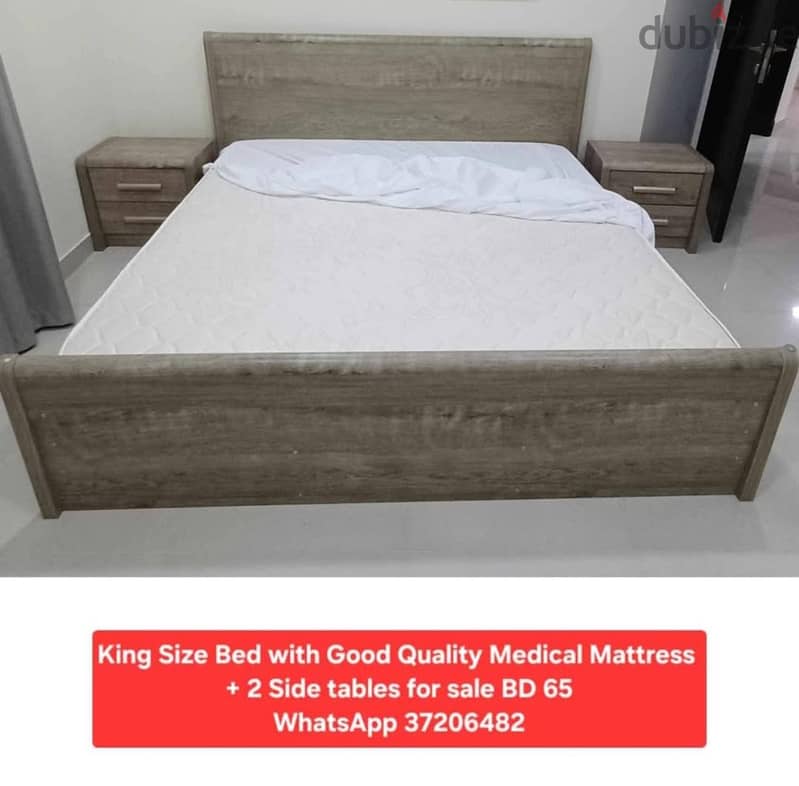 150x200 Bed with Mattress and other items for sale with Delivery 1