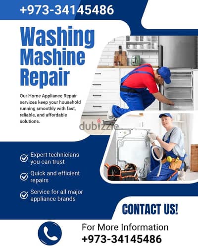 washing machine dryer dishwasher AC fridge repair service