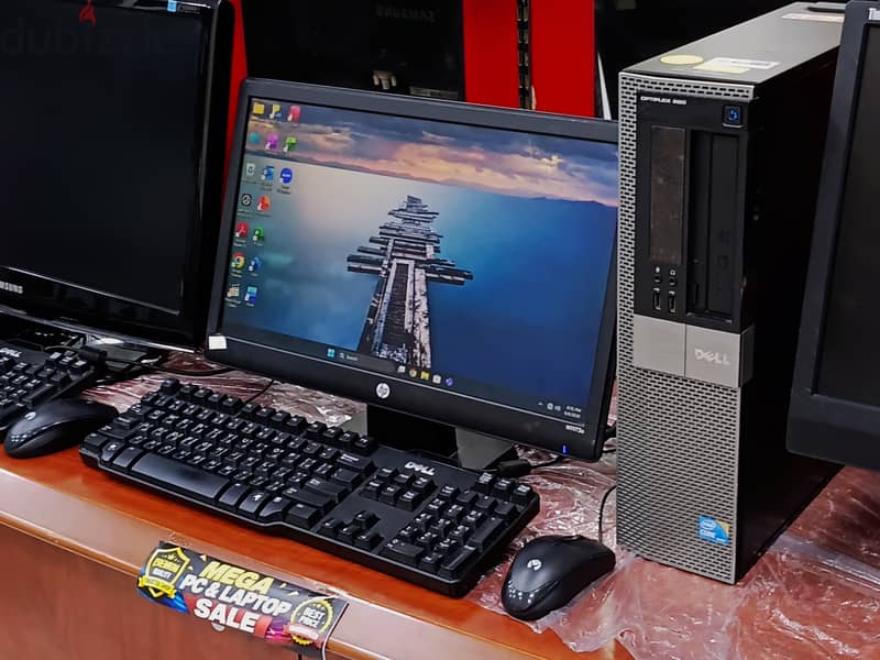 DELL Computer Set i5  4GB/320GB HDD 19’Inch HD & Win 11 Pro 29 BD 7