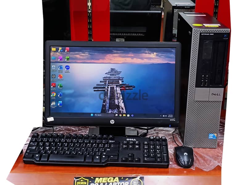 DELL Computer Set i5  4GB/320GB HDD 19’Inch HD & Win 11 Pro 29 BD 8