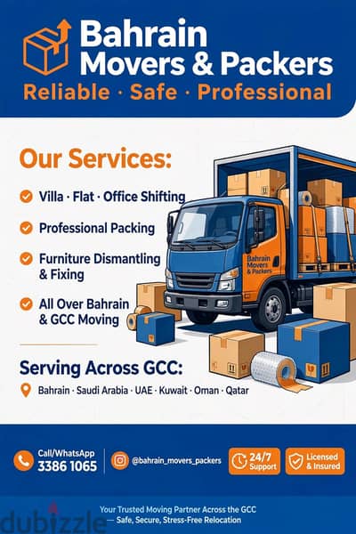 Local House Moving Experts in Bahrain